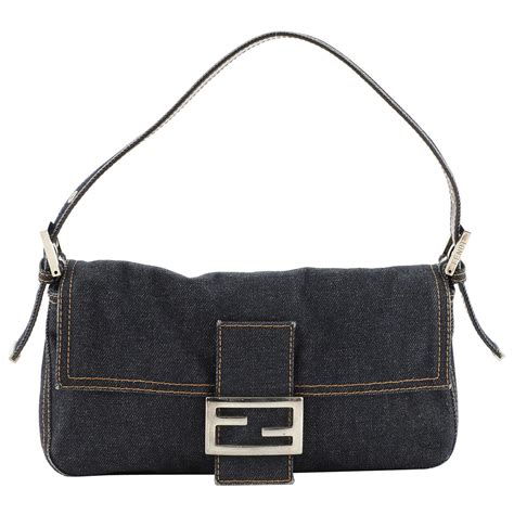 fendi baguette outlet|fendi denim baguette sale.